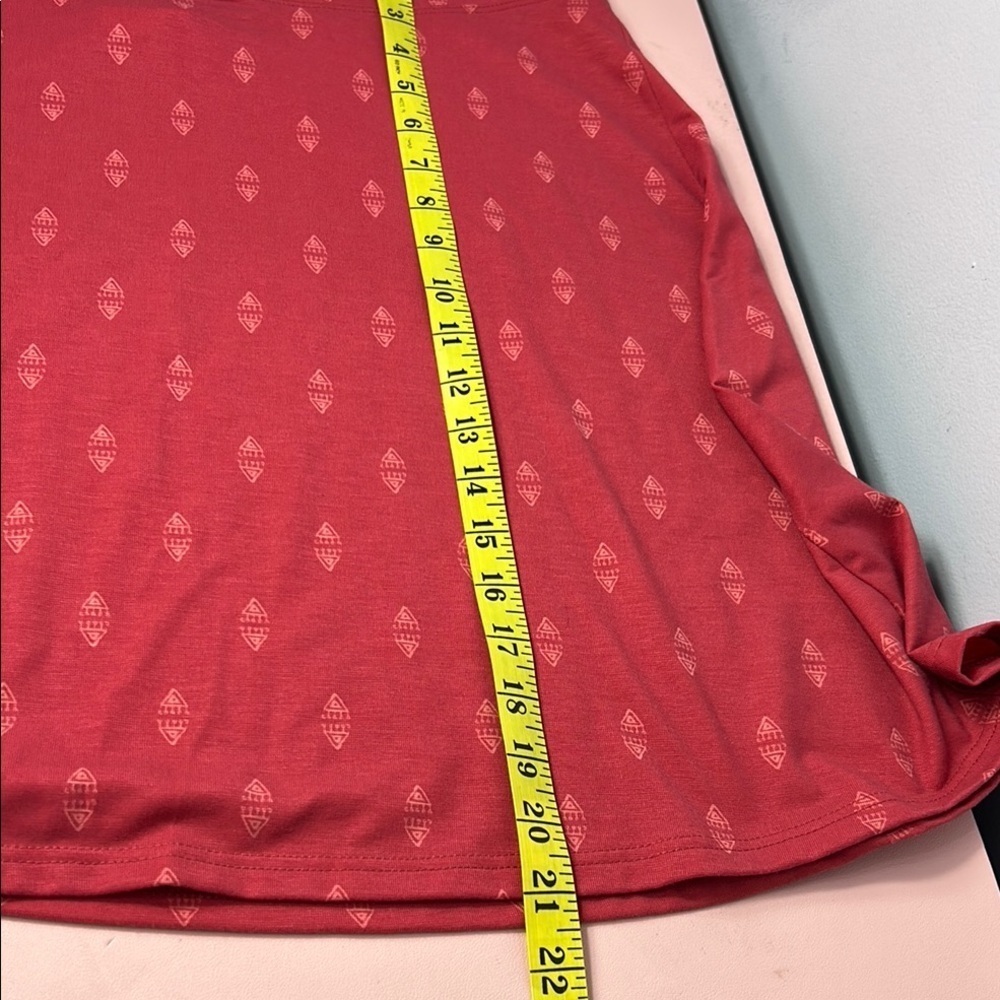 Fig A-Line Skirt Raspberry Knee-Length - Picture 7 of 7
